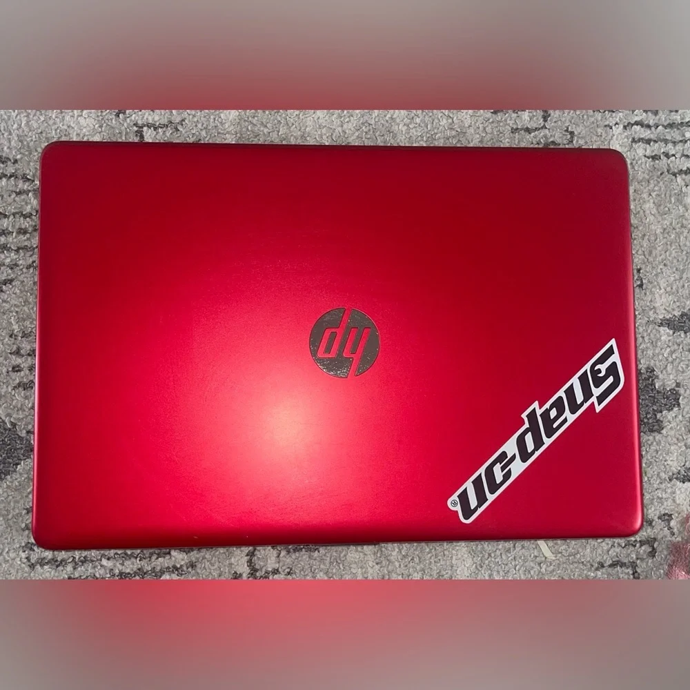 HP Laptop Red